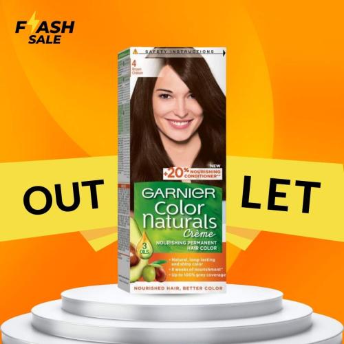 صبغة شعر جارنير 4 بنى garnier color naturals perma...