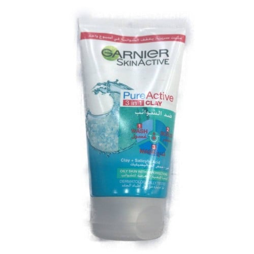 غسول وجه غارنيه 150 مل 3 فى 1 و مقشر وقناع garnier...