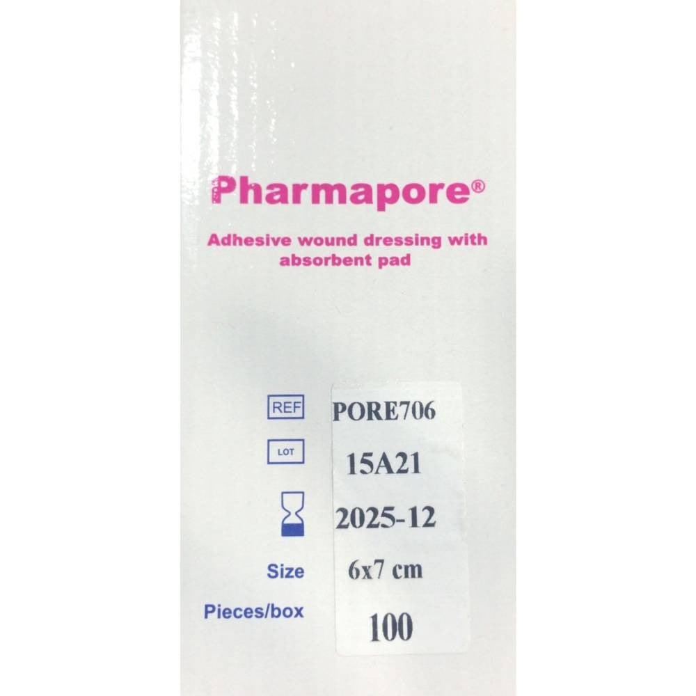 Pharmapore 6*7 Cm Bandage 100 Pieces Pharmapore 6*7 Cm |(Boxes 100Pcs)