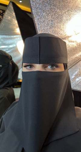 نقابات ركن الحجاب نقاب الصقر بدقة خيط بنص الجبهه و...