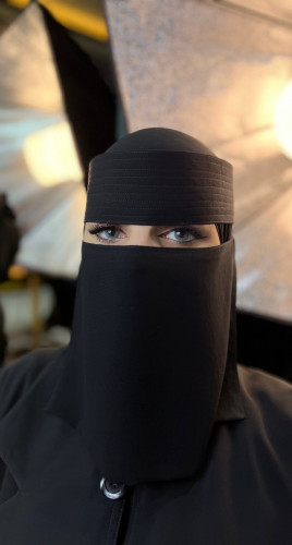 نقابات ركن الحجاب نقاب دقة خيط على الجبهه مطاط طوي...