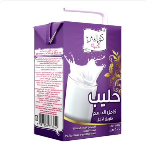 كواليتي حليب طويل الأجل كامل الدسم 200 مل