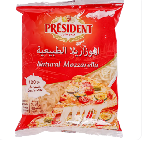 بريزيدن جبن موزاريلا مبشورة 200 جم