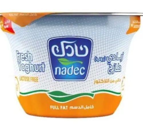 نادك زبادي كامل الدسم خالي من الاكتوز 160 جم