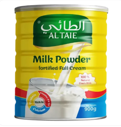 الطائي حليب بودرة كامل الدسم 900 جم
