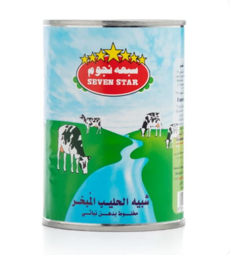 سبعة نجوم شبيه حليب مبخر 410 جم