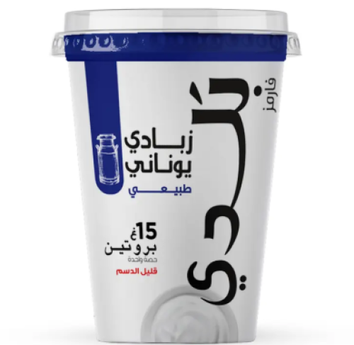 بلدي زبادي يوناني بروتين قليل الدسم 450 جم