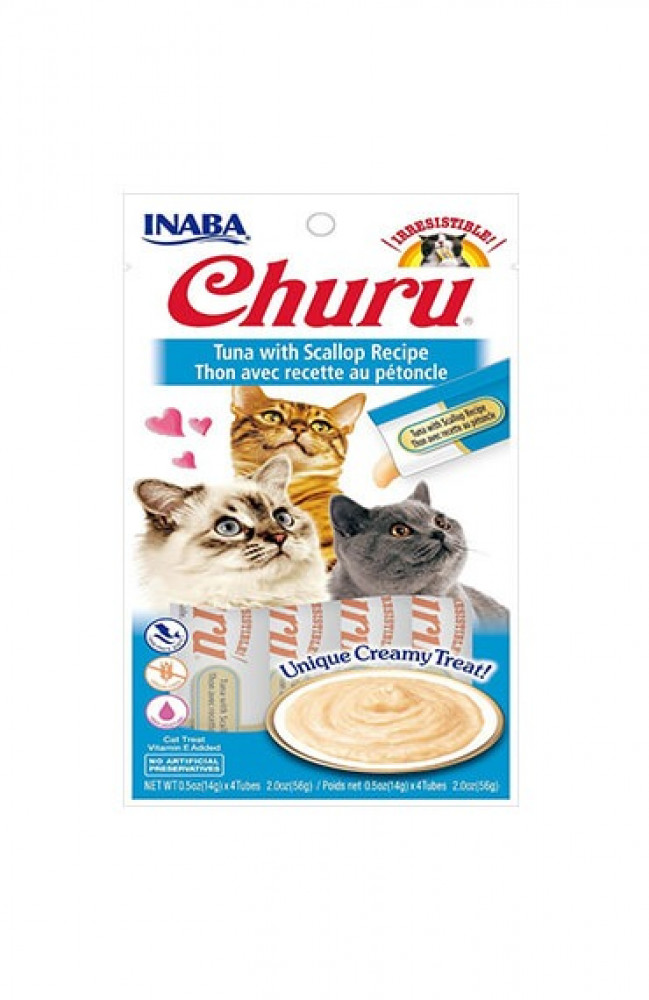 Churu Inaba Treat Cats Puree 4 Sachets 56g