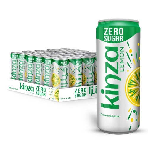 كينزا ليمون زيرو - كرتون 250 مل * 30 Kinza Lemon Z...