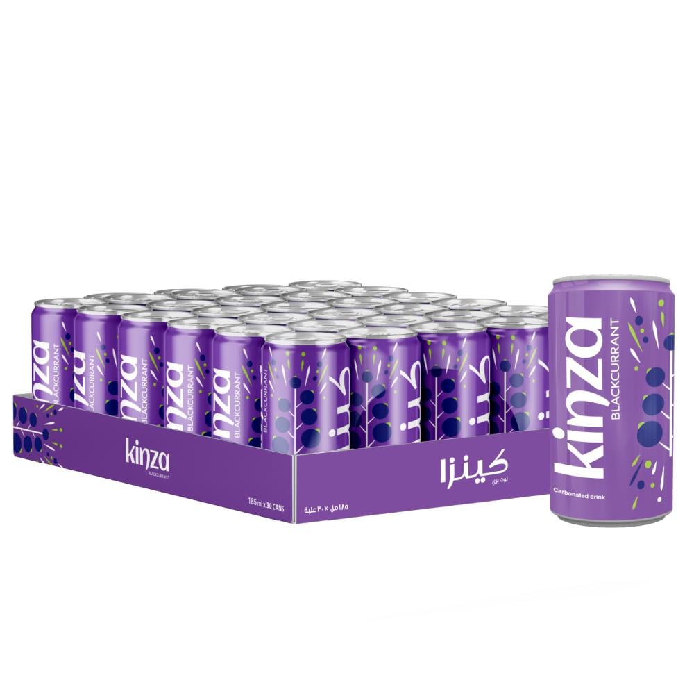 Kinza Blackcurrant CSD - 185 ml x 30 Pcs