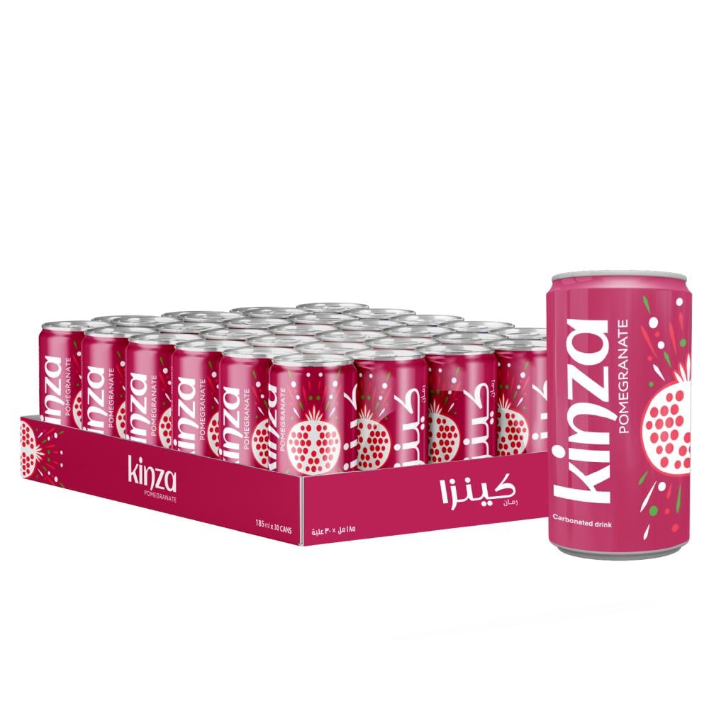 Kinza Pomegranate CSD -185 ml x 30 Pcs
