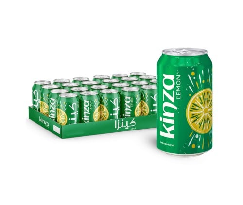 كينزا ليمون - كرتون 320مل * 24 Kinza Lemon CSD - 3...