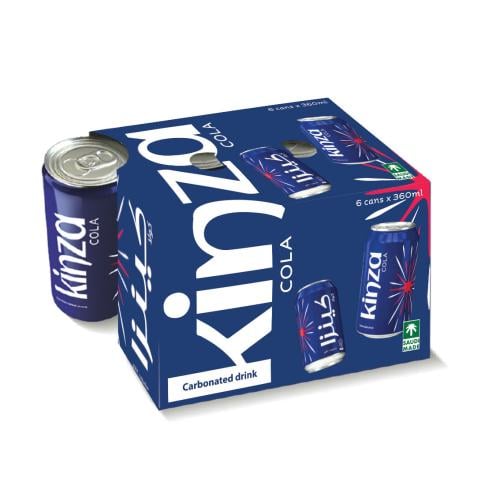 Kinza Cola 6 pack 360ml كينزا كولا 6 باك