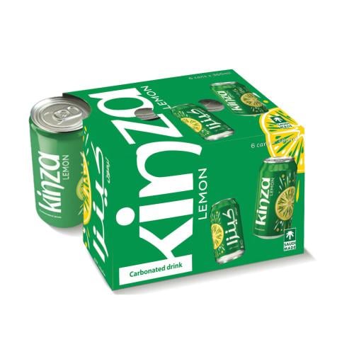 Kinza Lemon 6 pack 360ml كينزا ليمون 6 باك