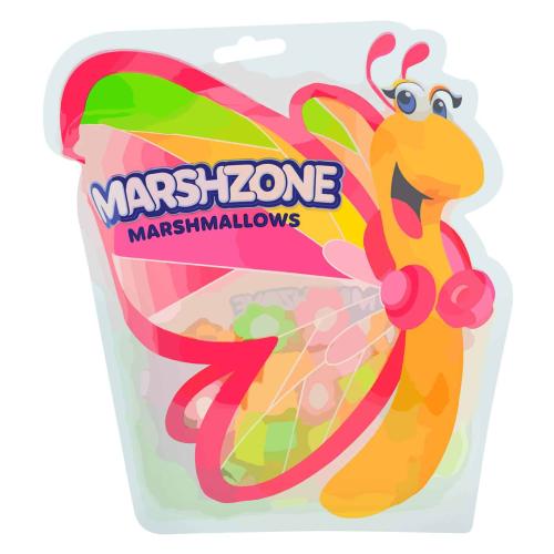 MARSHZONE MARSHMALLOWS BUTTERFLY SHAPE 65G Gluten-...