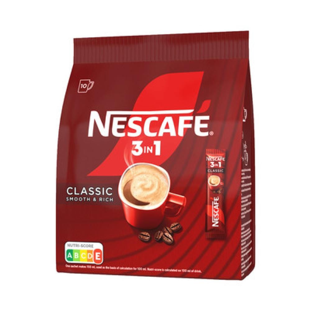 NESCAFE CLASSIC 3 IN 1 T10 165G / نسكافيه كلاسيك 3في1 10اظرف 165غ