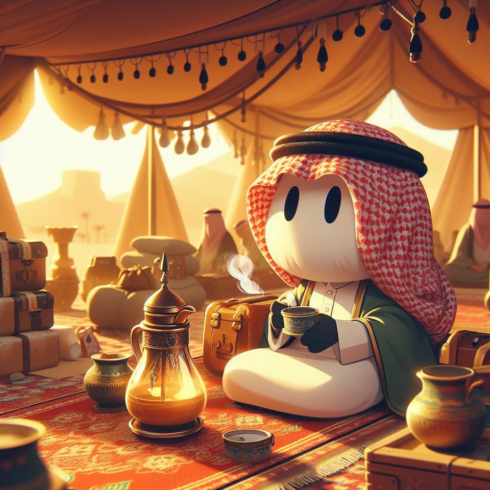 تقاليد تقديم القهوة السعودية في العيد