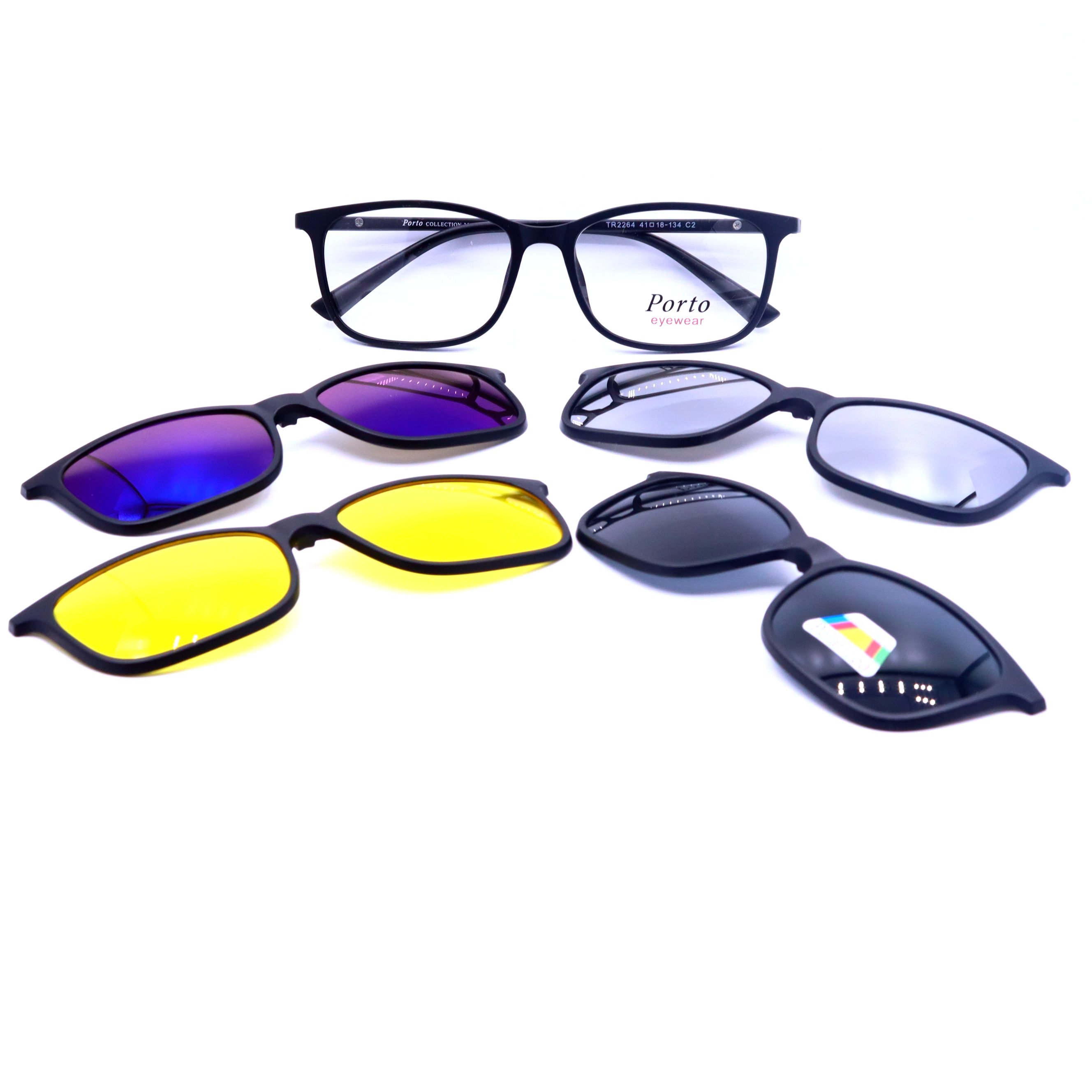 PORTO TR2264 in Clip-On Glasses عيون عبير للبصريات
