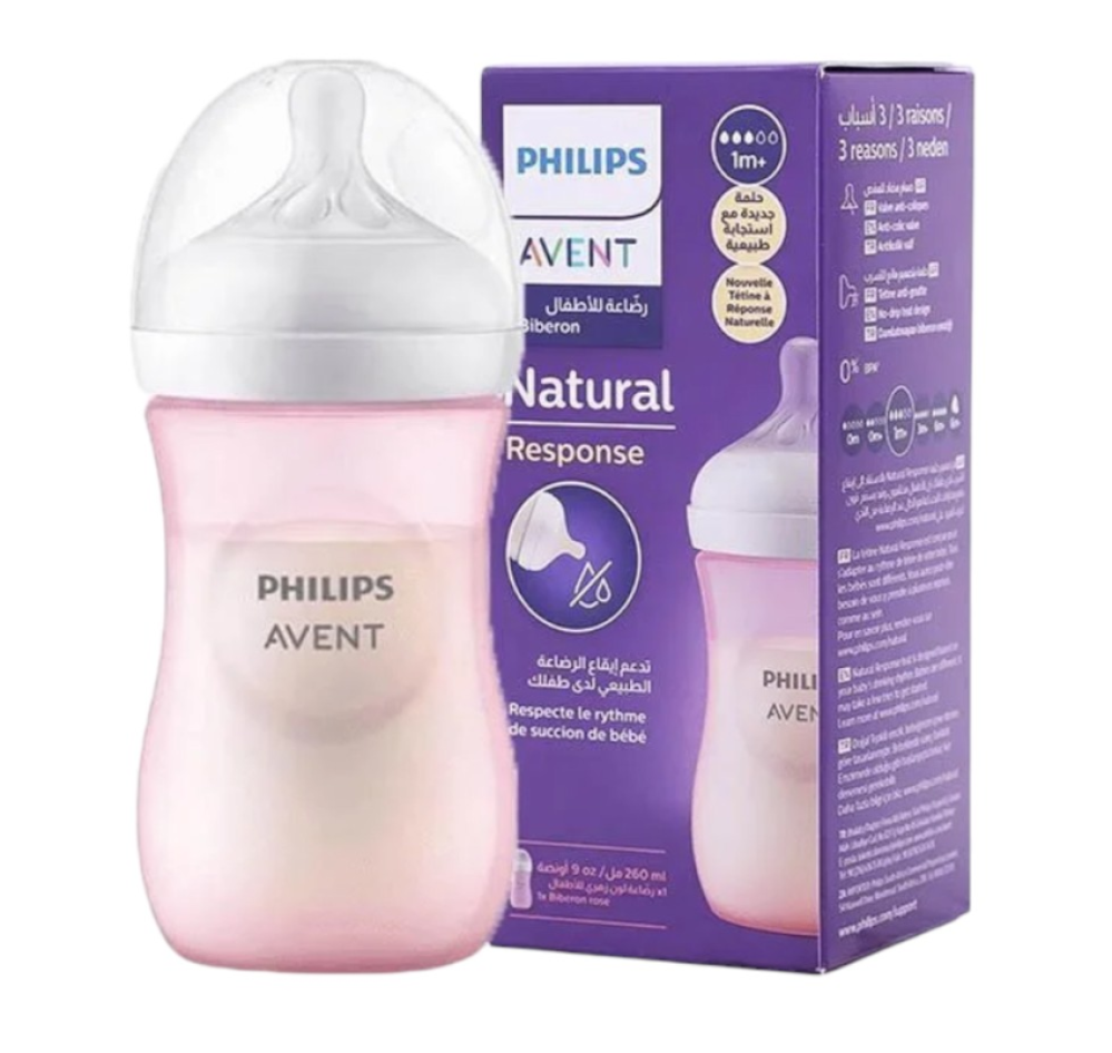 Philips Avent Natural Baby Bottle 1+ Months 260ml دريم الشرق