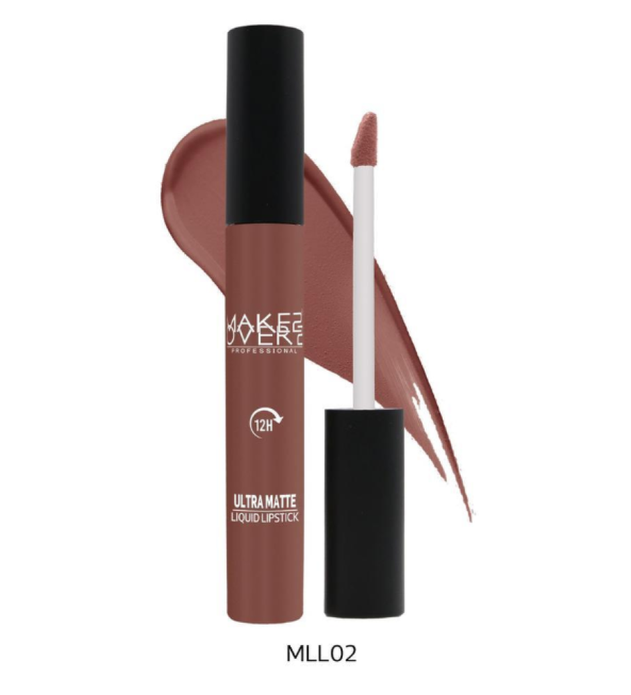 احمر الشفاه الكريمي السائل الترا مات من ميك اوفر22 - MLL02