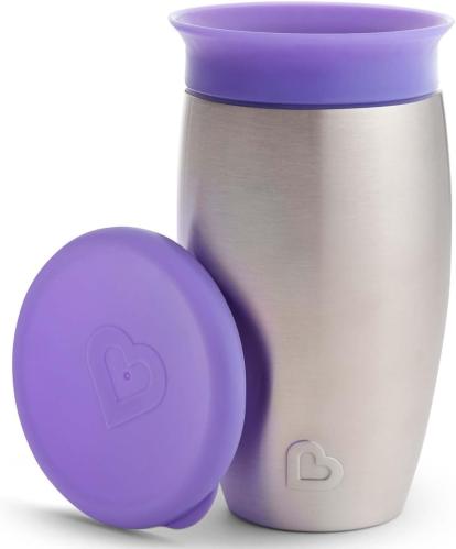 munchkin Miracle 360° Stainless Steel Sippy Cup Or...