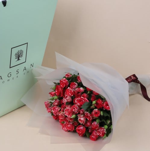 زهور مشعة