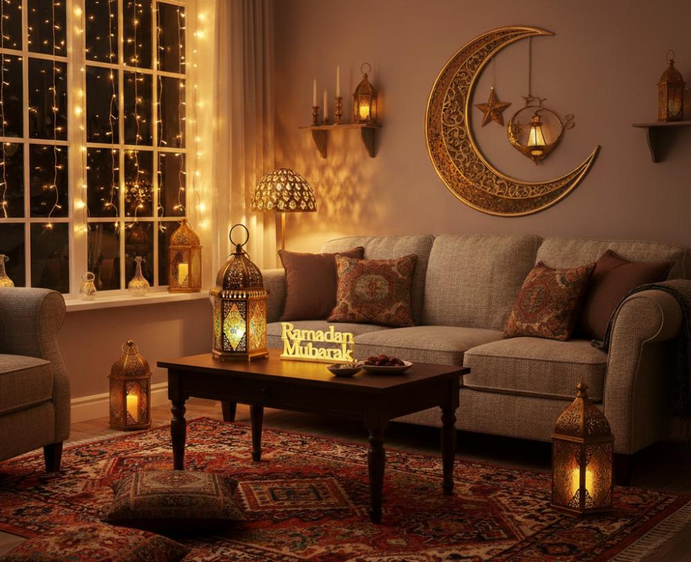 ديكورات رمضان 2026: كيف تزينين منزلك خلال الشهر الكريم؟