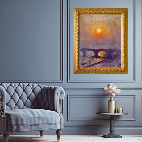 Classic Wall Art Printed and Covered in Glass - Artist Van Gogh