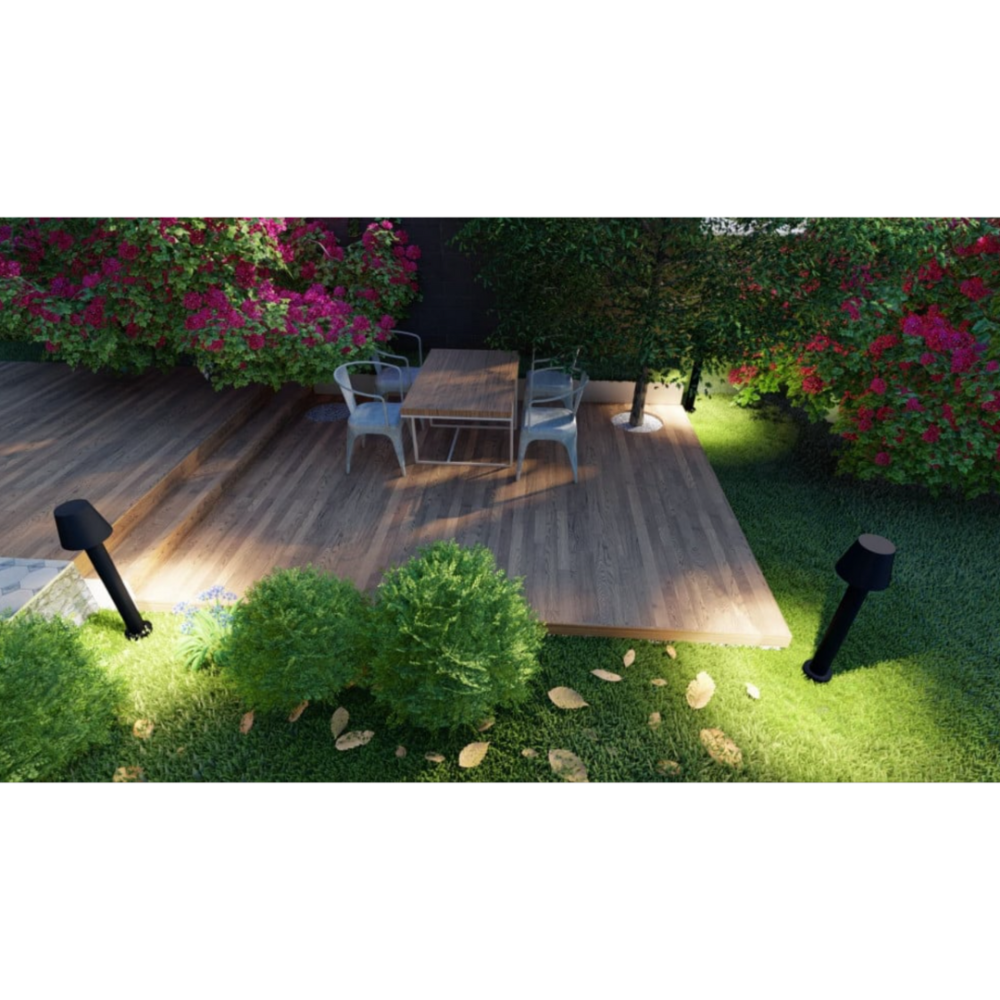 انارة خارجية - كشاف حديقة ليد بتصميم عصري وحديث