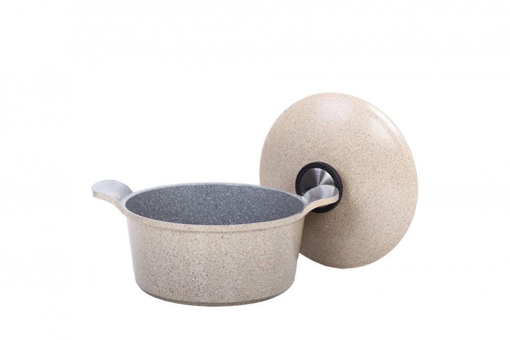 Neoflam Granite Extrema Korean Beige Marble Pot - in multiple sizes -  ميساكي Mesaky