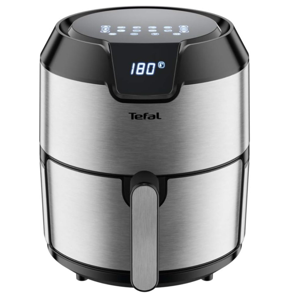Tefal Easy Fry air fryer with digital interface - 4.2 liter capacity - 1500  watts - silver color - ميساكي Mesaky