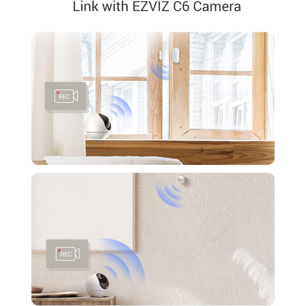 EZVIZ 4-Piece Home Sensor Kit, Includes A3 Home Gateway Anti-Theft System  with T3C Smart Button, T2C Open/Close Sensor and Infrared Motion Sensor -  ميساكي Mesaky