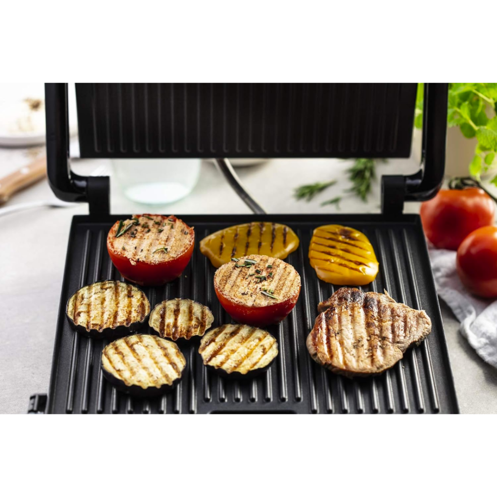Tefal smokeless plancha electric grill with lid - 2000 watts - ميساكي Mesaky