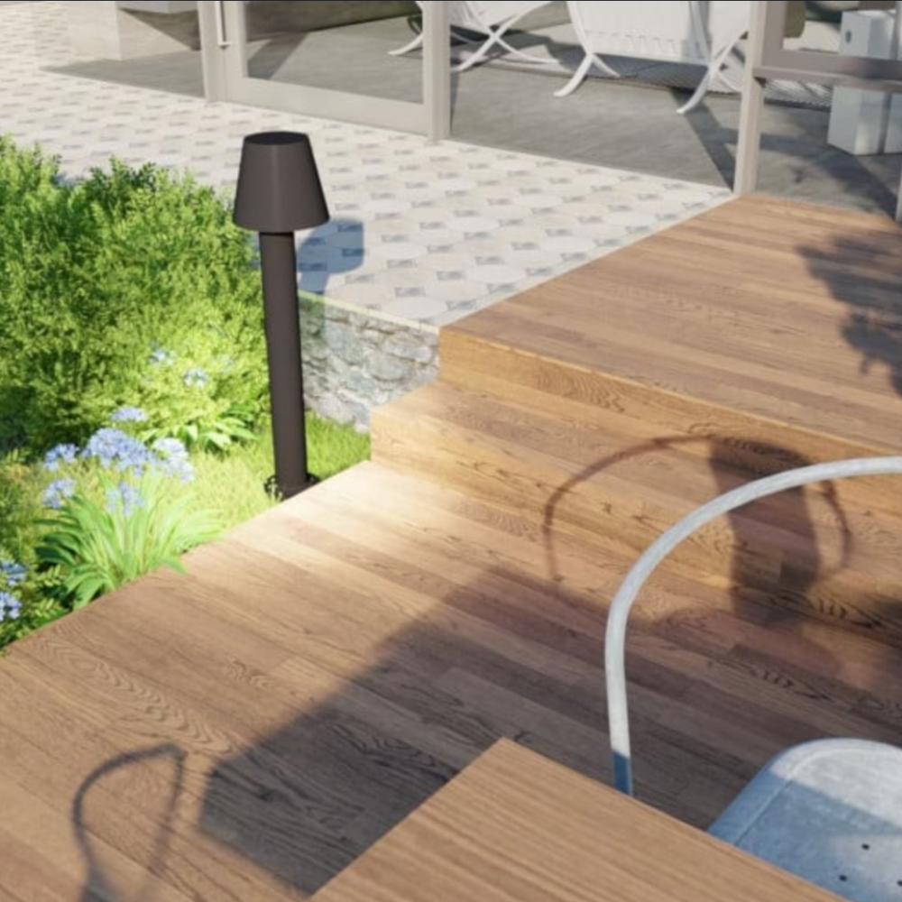 انارة خارجية - كشاف حديقة ليد بتصميم عصري وحديث