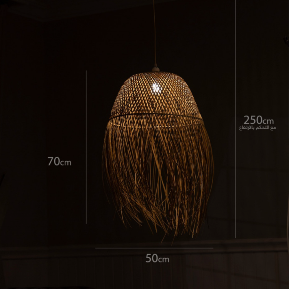 اضاءة سقف معلقة -انارة علاقي تصميم تراثي ريفي