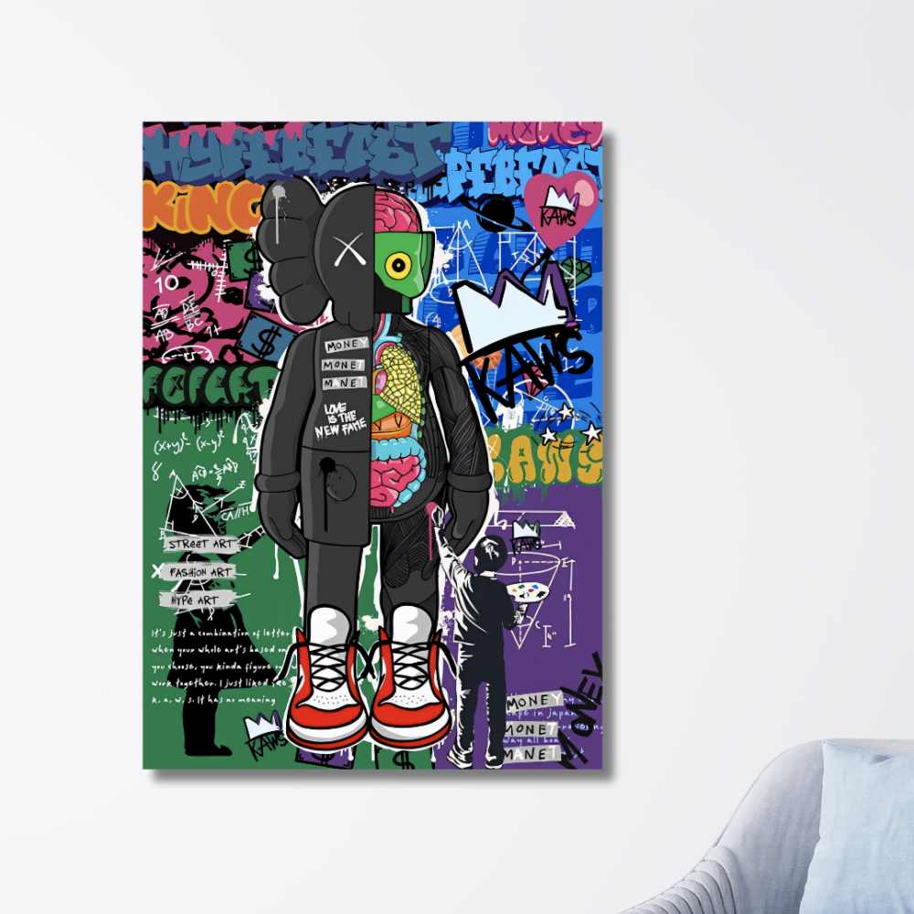 kaws オリジナルフェイク ポスター Original Fake ポスター KAWS カウズ オリジナルフェイク - メルカリ