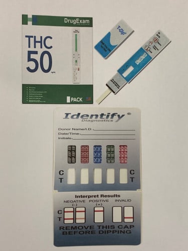 مجموعة كشف THC عدد ثلاث كروت