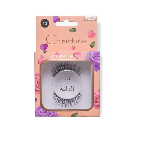 كرستين رموش شعر طبيعي رقم 13 الدانة CH-E2115