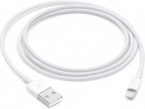 Oteeto - سلك شاحن USB إلى آيفون أبيض - 1 متر