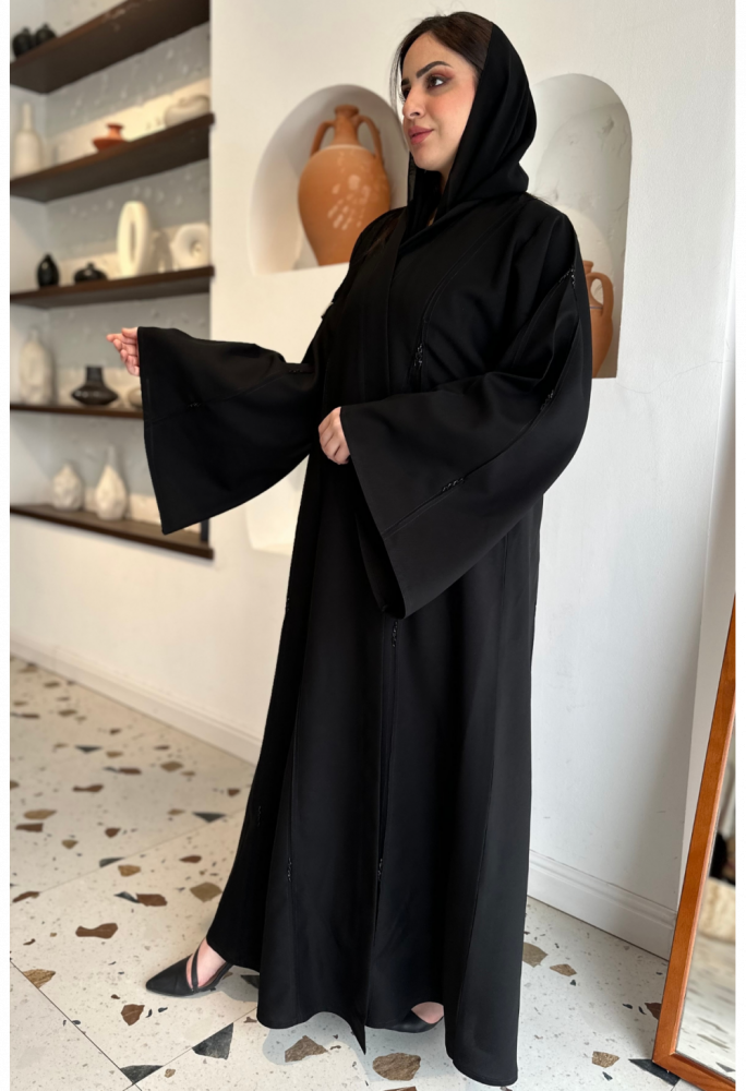 عباية كلوش كتان شك ناعم