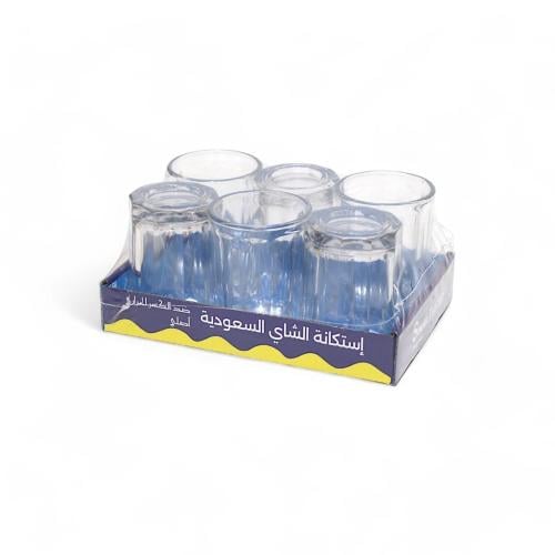 بياله شاي عادي 6 حبة