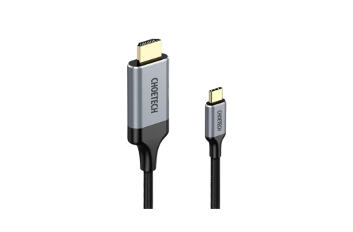 سلك تشويتيك قماشي من USB-C الى HDMI بطول 2م وبدقة...