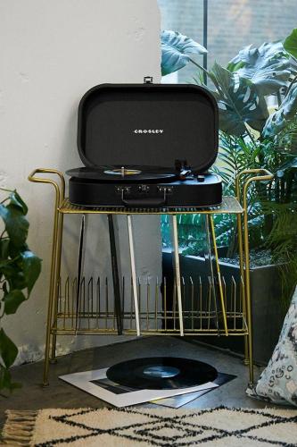 مشغل اسطوانات Crosley Discovery - اسود