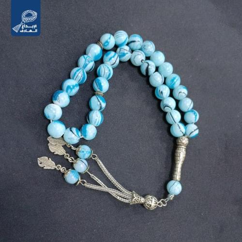سبحة حجر عقيق برازيلي اصلي