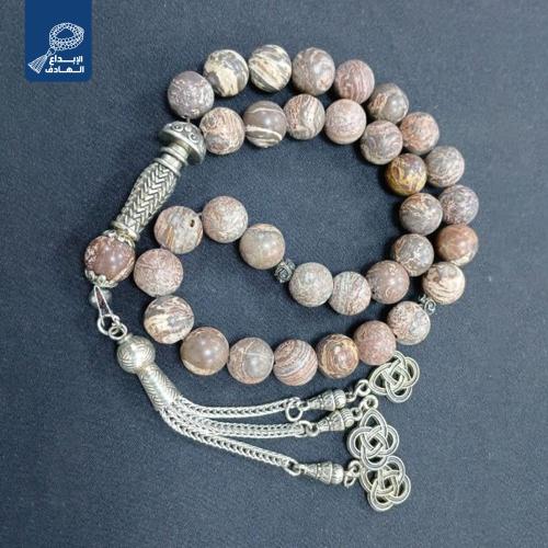 سبحة حجر عقيق برازيلي اصلي