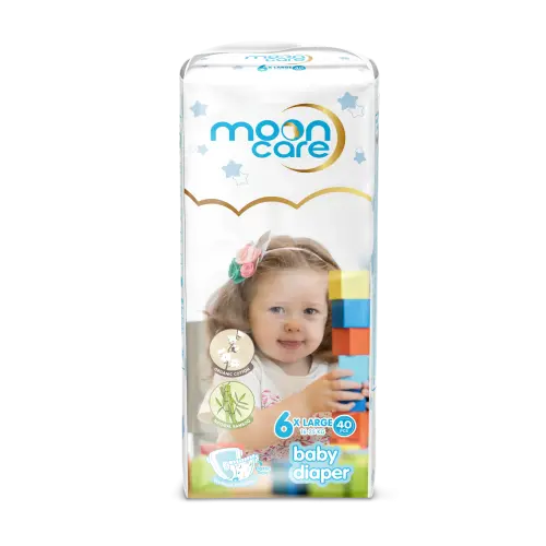 Mooncare Baby Diapers Size 6 XL, 40 Pieces (16-25kg)