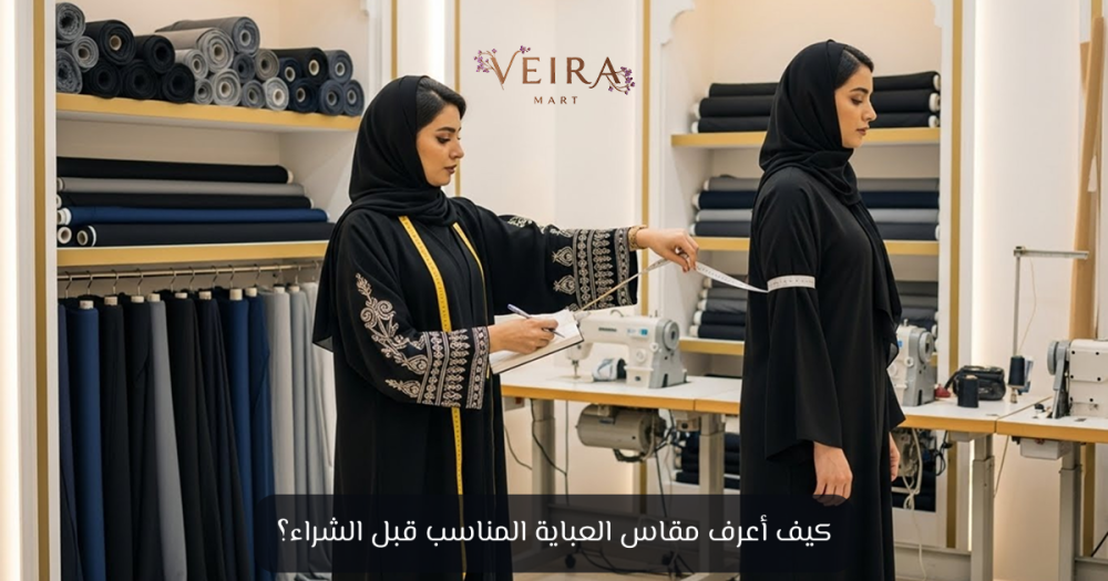 كيف أعرف مقاس العباية المناسب قبل الشراء؟