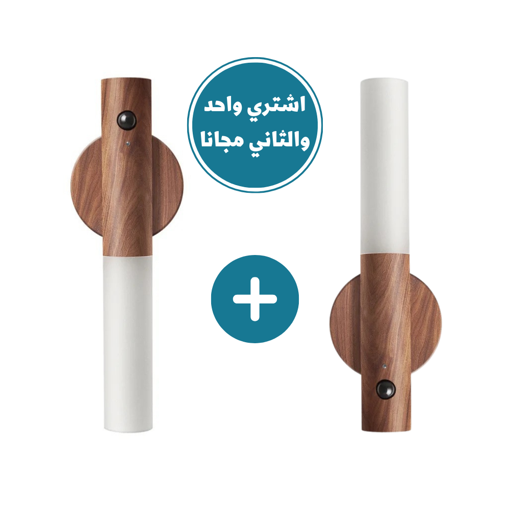 إضاءة حائط محمولة وقابلة لإعادة شحن 1+1