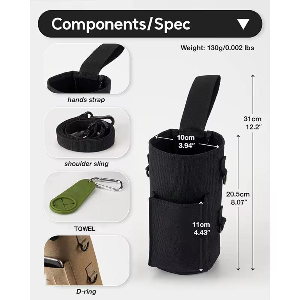 شنطة جم مع مغناطيس (اسود)