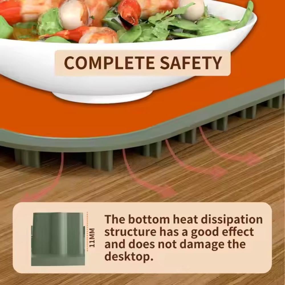 لوحة تسخين كهربائية للطعام قابلة للطي(أبيض كريمي)